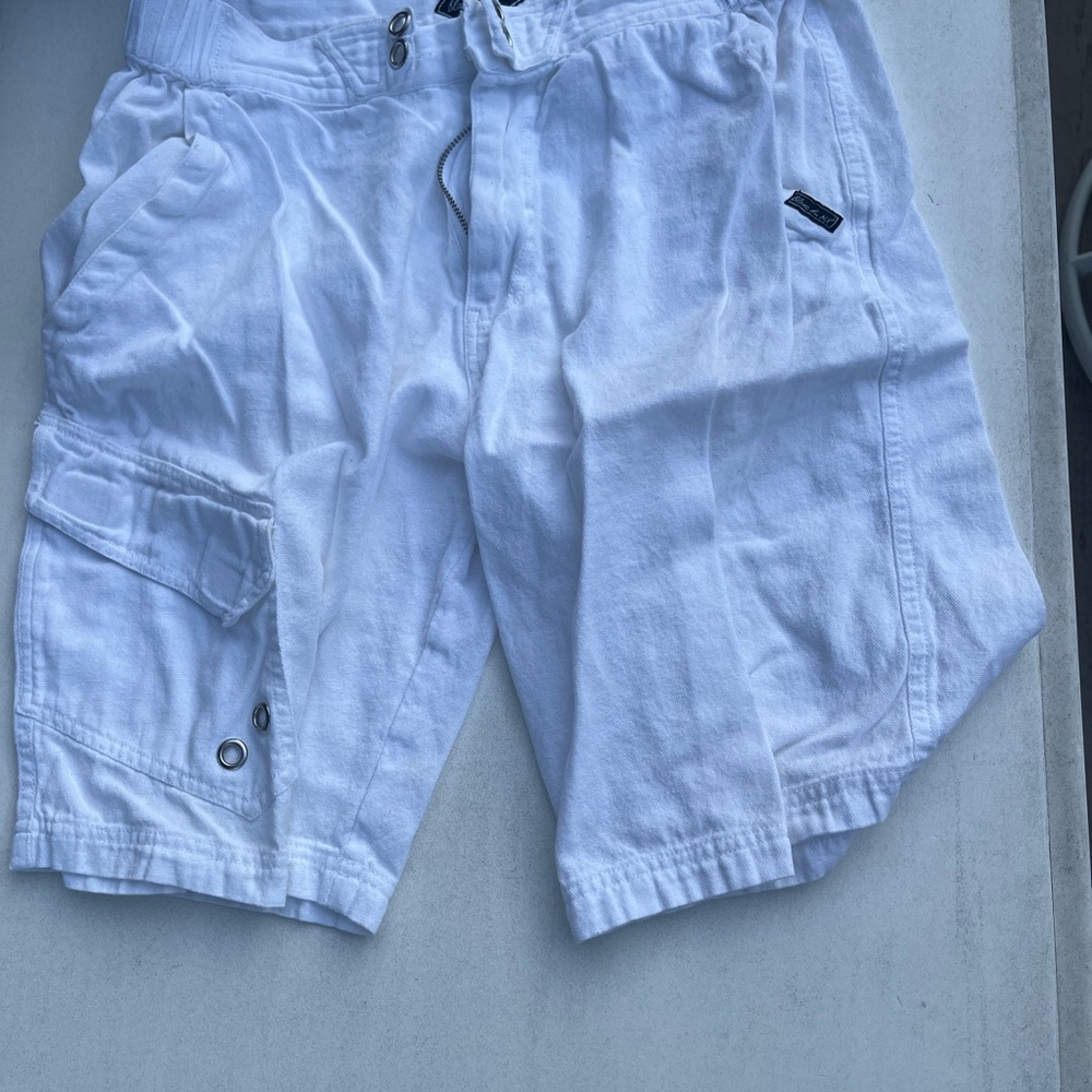 blanc de nil white shorts